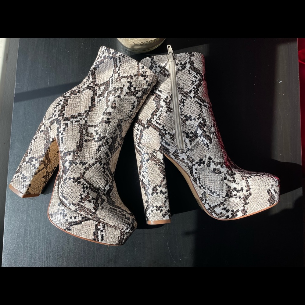 Aldo Snakeskin Boots